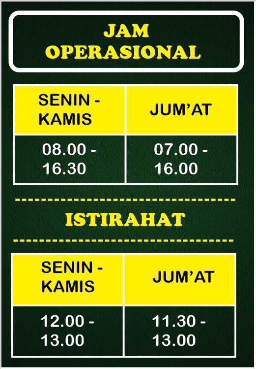 jam kerja april