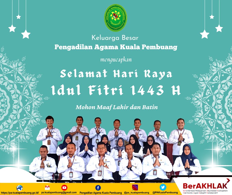 ucapan lebaran 1443 H